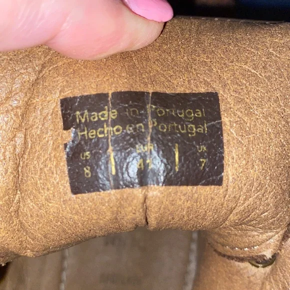 ALDO MR. B’s SUEDE LEATHER BROWN WINGTIP ANKLE BOOTS MENS - Picture 2 of 7